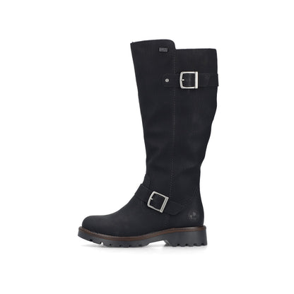 Rieker Sabrina 73292-00 Black Boot