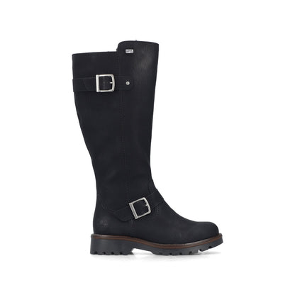 Rieker Sabrina 73292-00 Black Boot