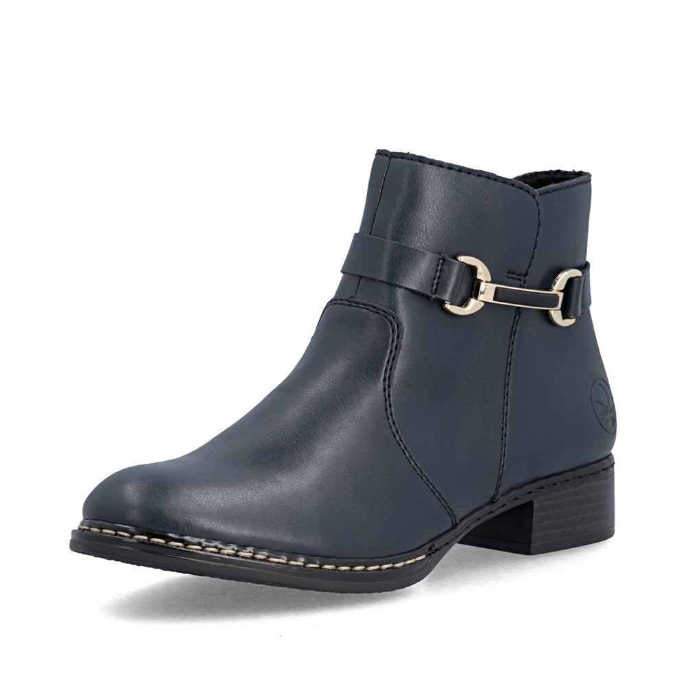 Rieker Conny 73487-14 Navy Boot