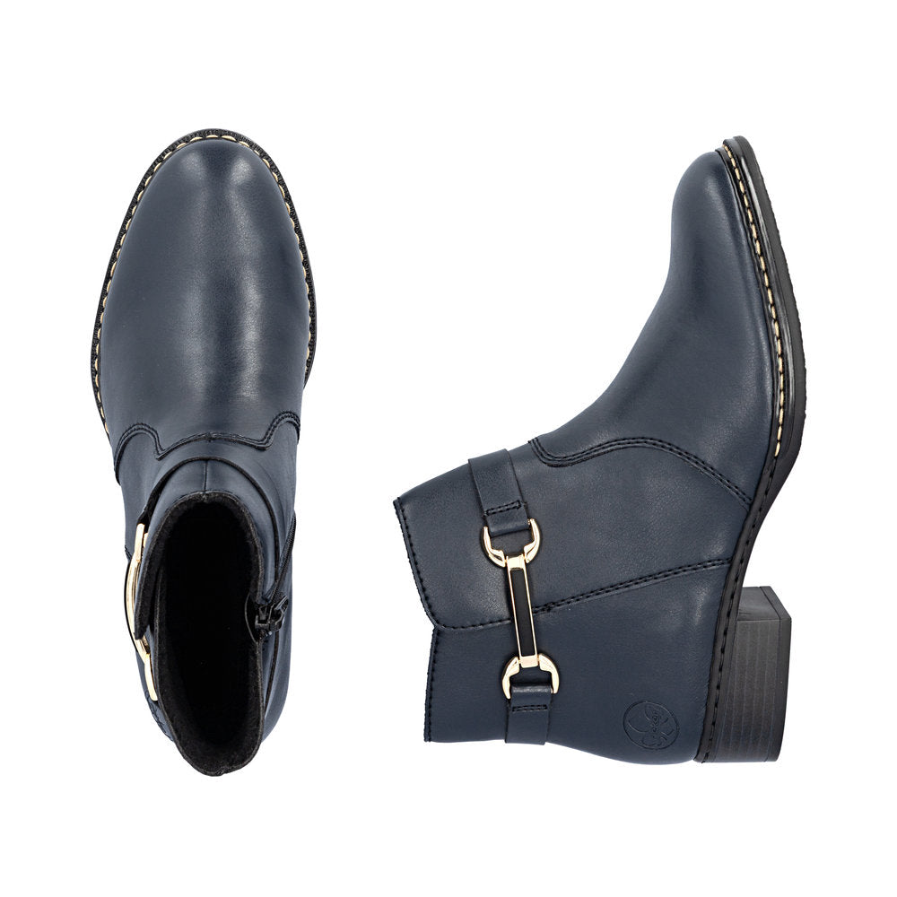 Rieker Conny 73487-14 Navy Boot