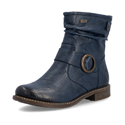 Rieker Ornella 74857-14 Navy Boot