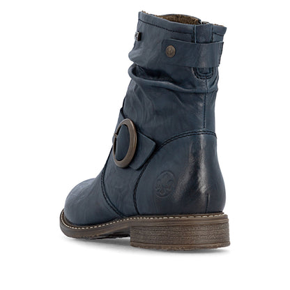 Rieker Ornella 74857-14 Navy Boot