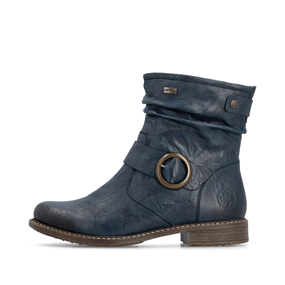 Rieker Ornella 74857-14 Navy Boot