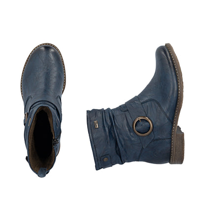 Rieker Ornella 74857-14 Navy Boot