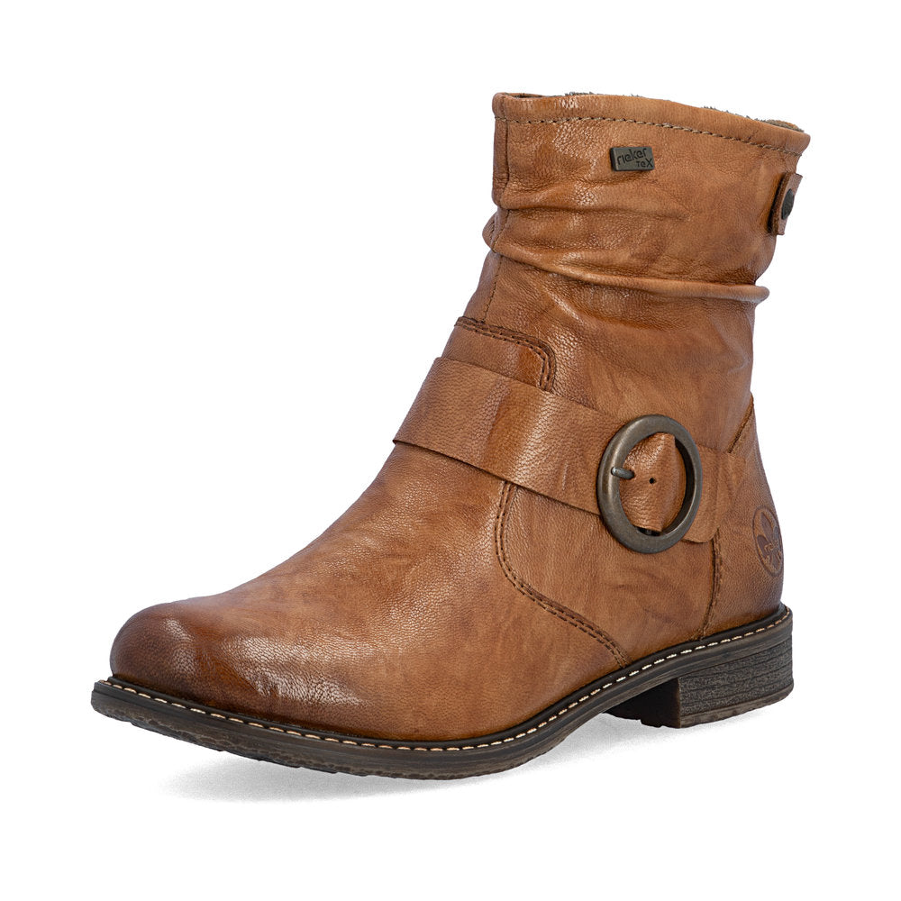 Rieker Ornella 74857-22 Tan Boot