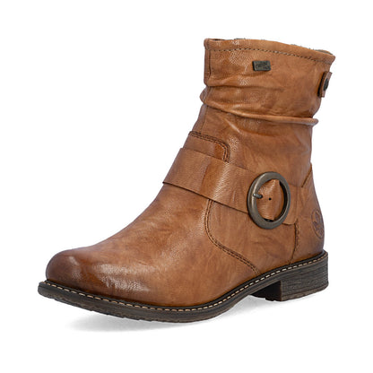 Rieker Ornella 74857-22 Tan Boot