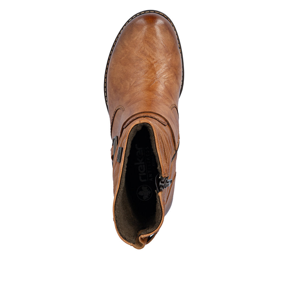 Rieker Ornella 74857-22 Tan Boot