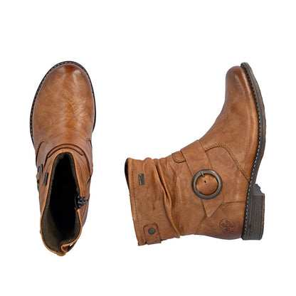 Rieker Ornella 74857-22 Tan Boot