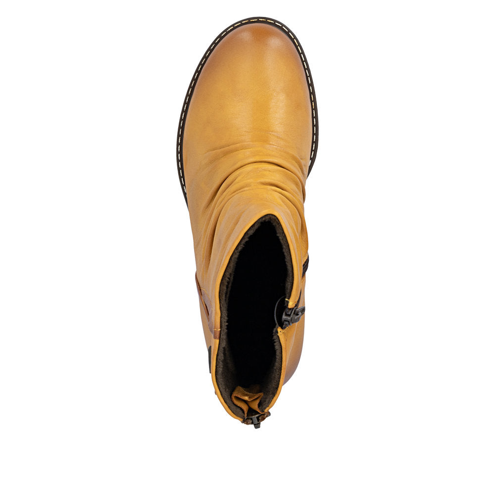 Rieker 74859-68 Yellow Boot