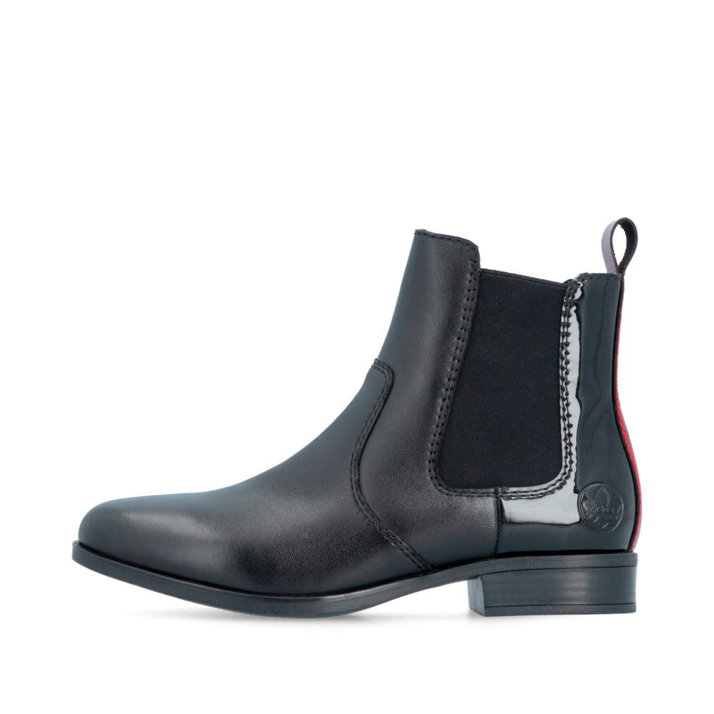 Rieker 77094-00 Black Boot