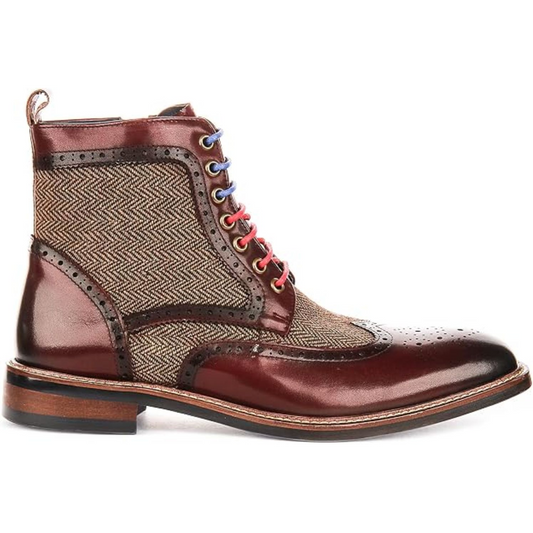 Justin Reess Hi Kennedy Wine Boot