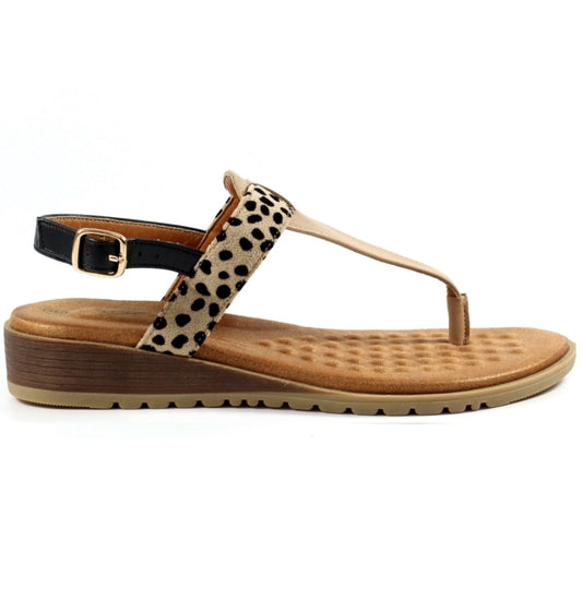 Lunar Gina Multi Colour T Post Sandal