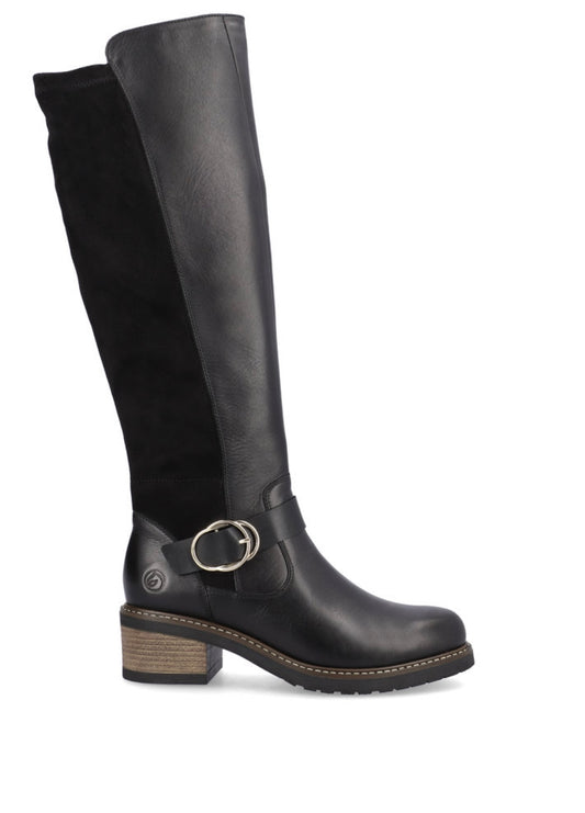 Remonte Long Boot Black