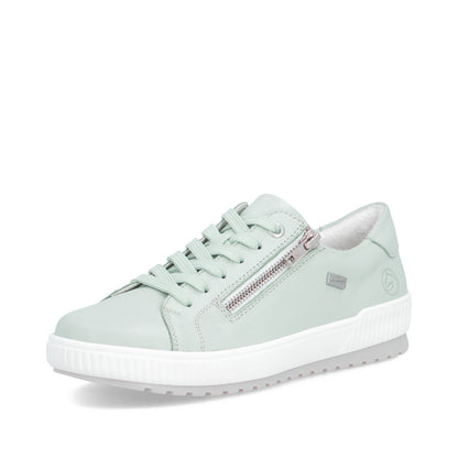 Remonte Ladies Side Zip Lace Up Tex Sneaker