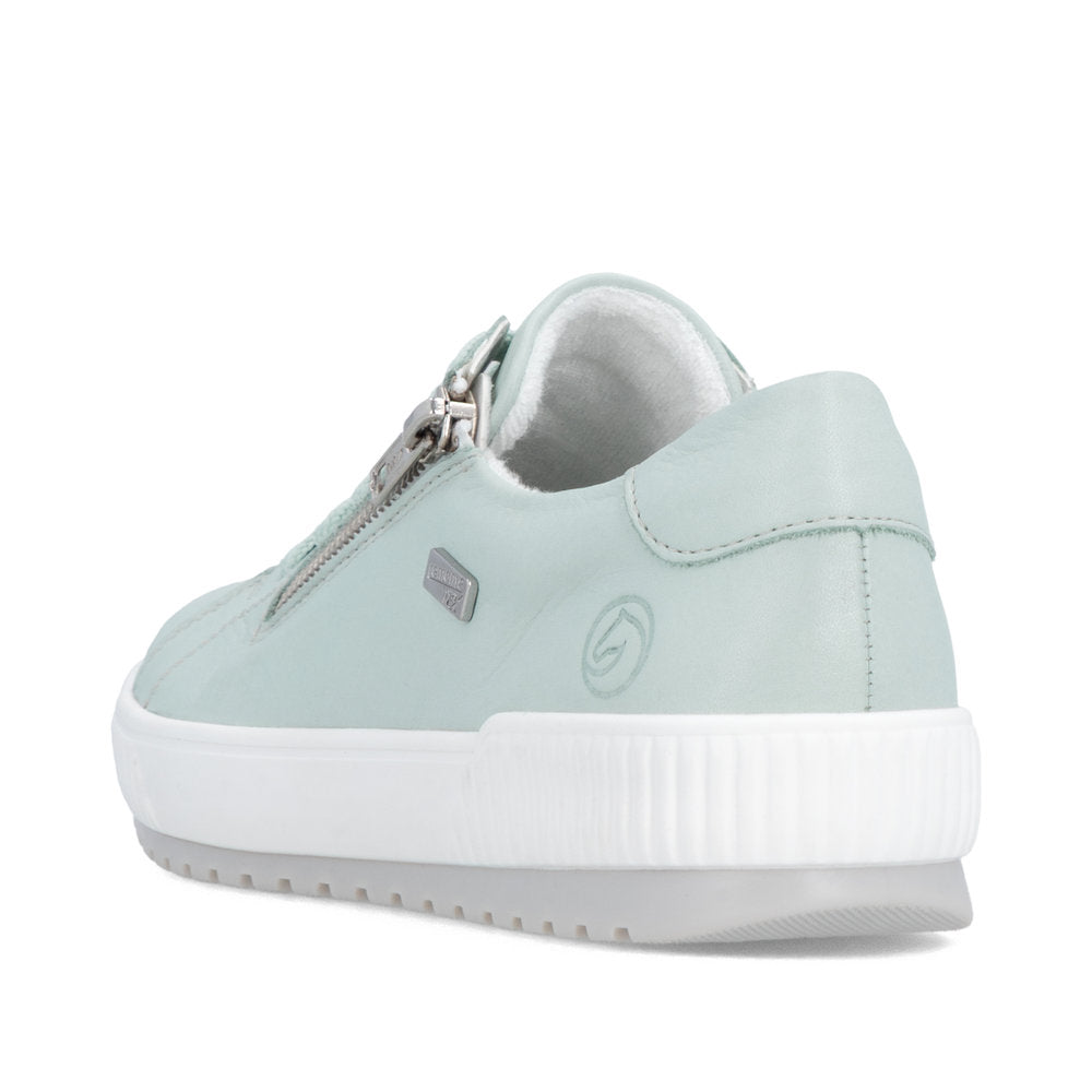 Remonte Ladies Side Zip Lace Up Tex Sneaker