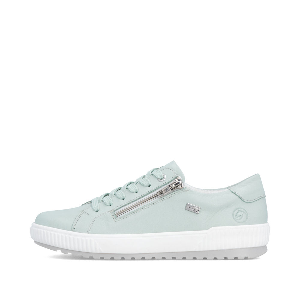 Remonte Ladies Side Zip Lace Up Tex Sneaker