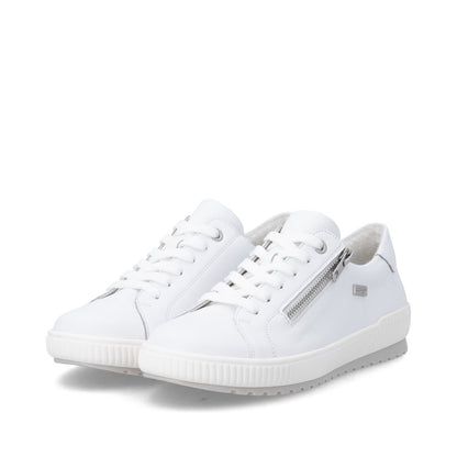 Remonte Ladies Side Zip Lace Up Tex Sneaker