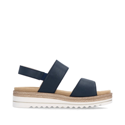 Remonte Ladies Two Strap Flat Sandal