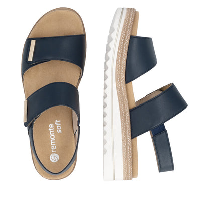 Remonte Ladies Two Strap Flat Sandal