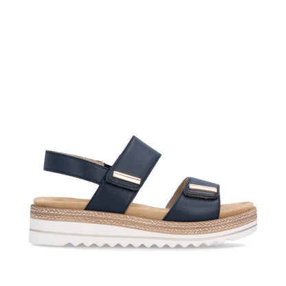 Remonte Ladies Two Strap Flat Sandal