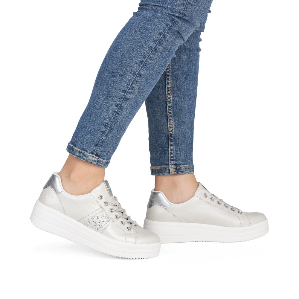 Remonte Ladies Bumper Sole Lace Up Sneaker