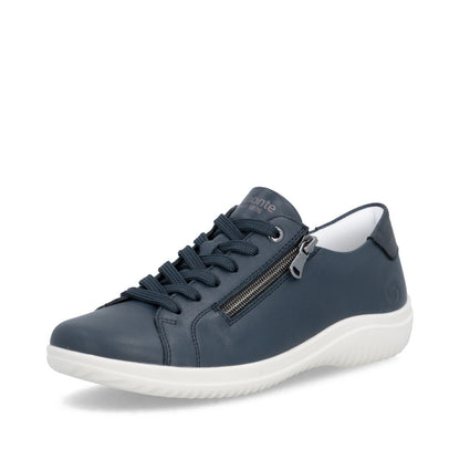 Remonte Ladies Zip Side Lace Up Casual Shoe
