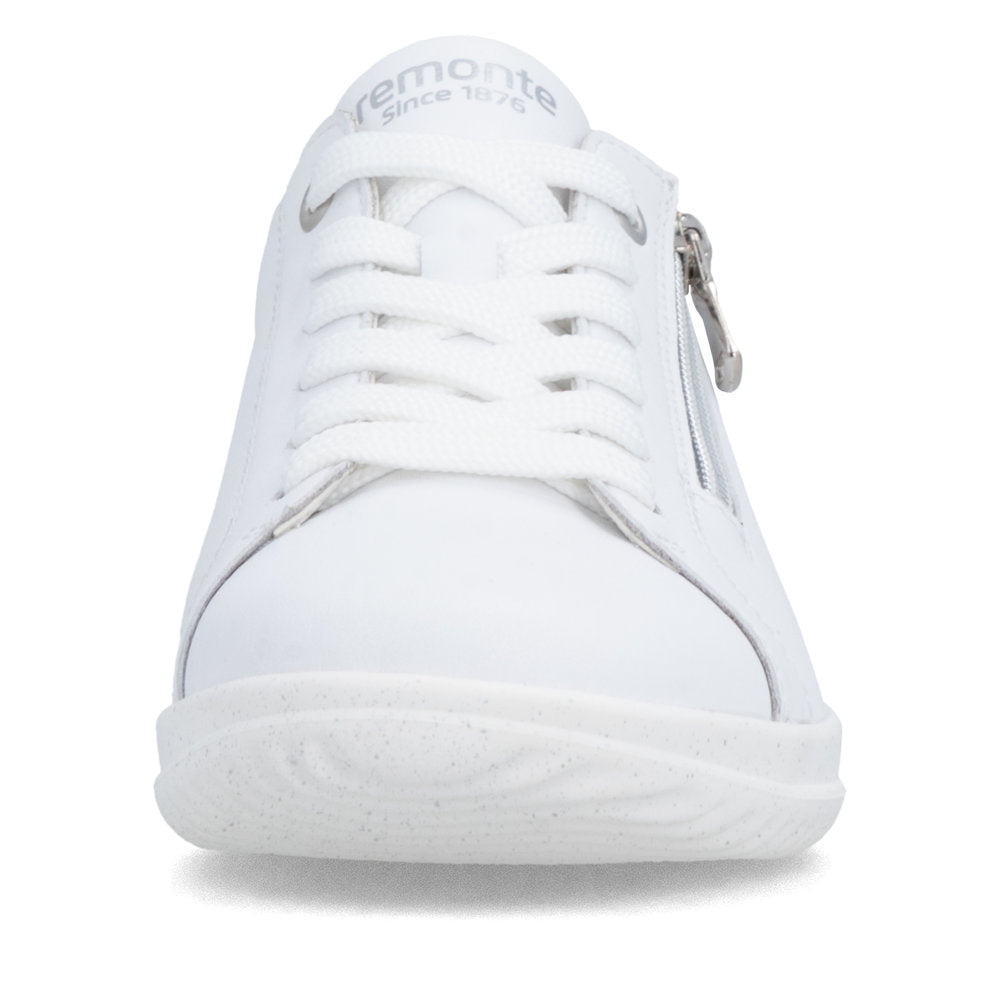 Remonte Ladies Zip Side Lace Up Casual Shoe