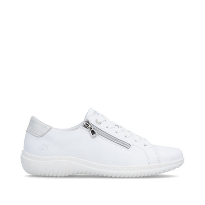 Remonte Ladies Zip Side Lace Up Casual Shoe