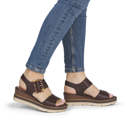 Remonte Ladies Chunky Wedge Sandal