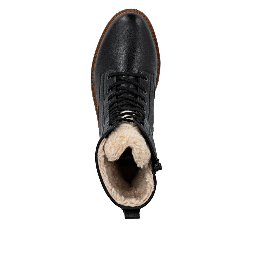 Remonte Ladies Lace Front Wool Lined Tex Boot