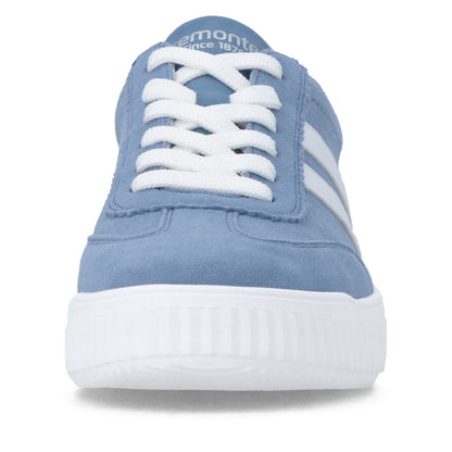 Remonte Ladies Wide Fit Lace Up Retro Sneaker