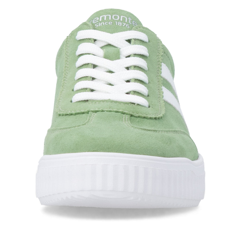 Remonte Ladies Wide Fit Lace Up Retro Sneaker