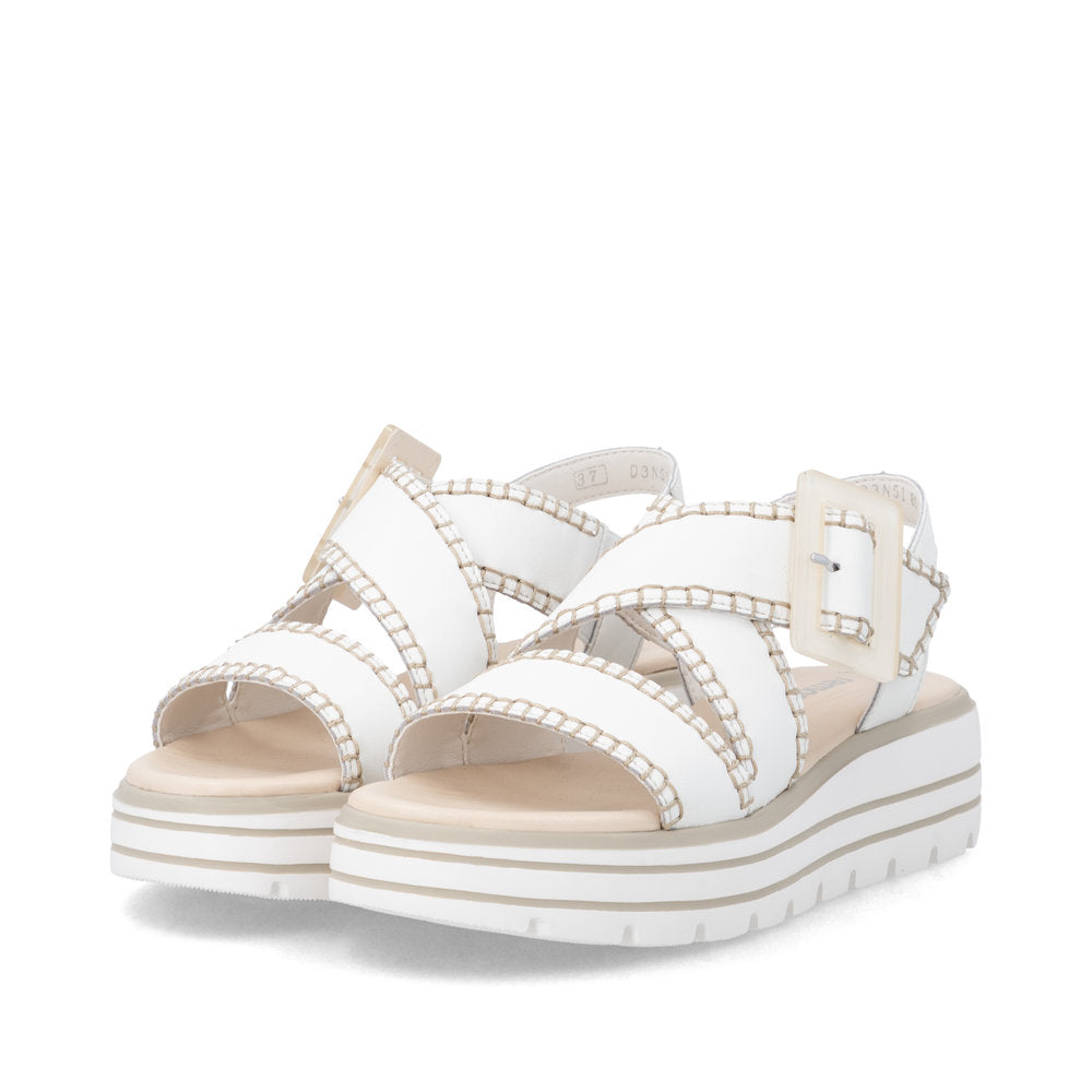 Remonte Inaya D3N51-80 White Sandal
