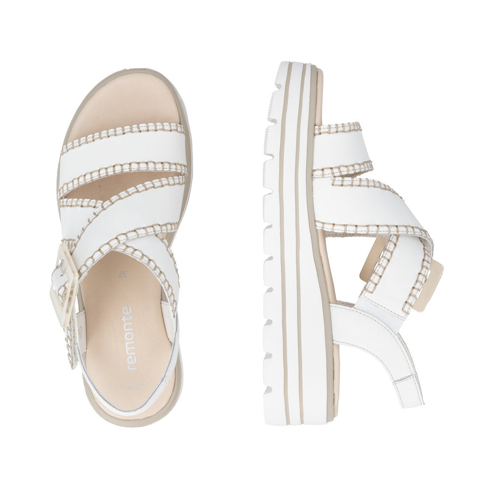 Remonte Inaya D3N51-80 White Sandal