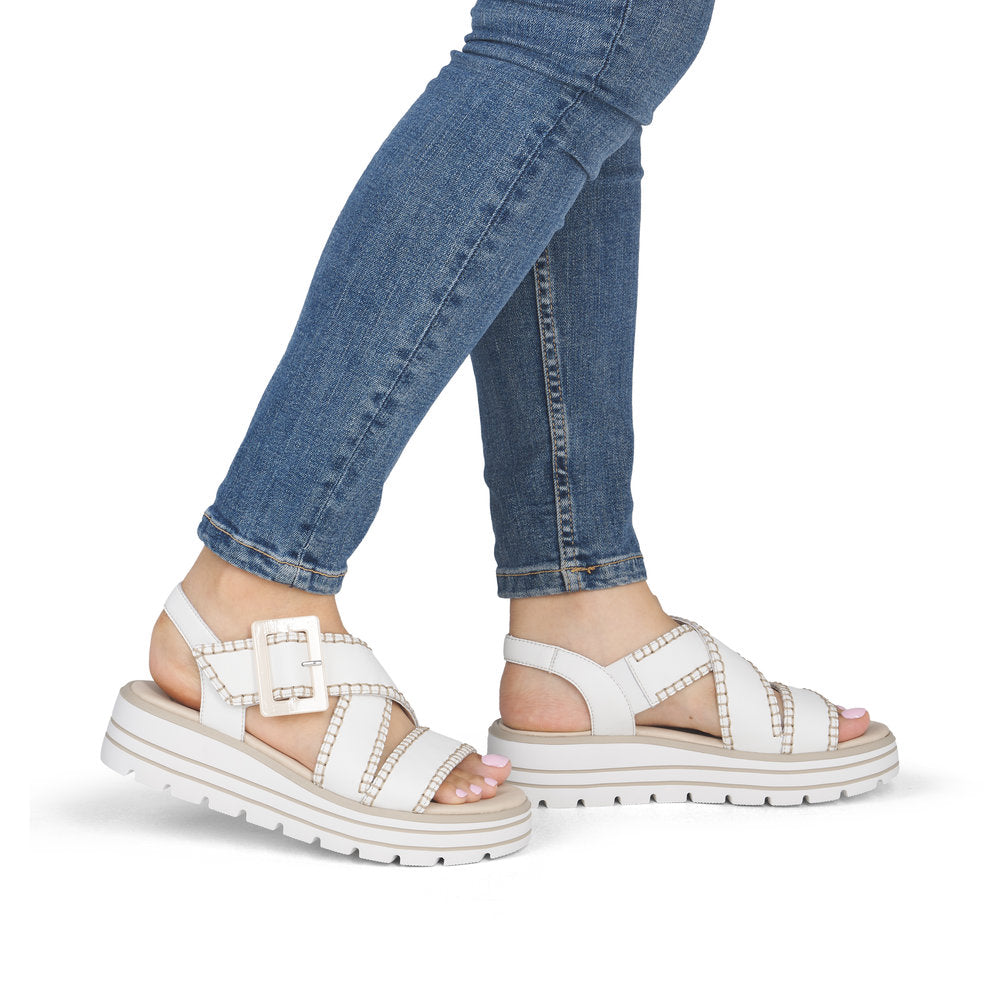 Remonte Inaya D3N51-80 White Sandal