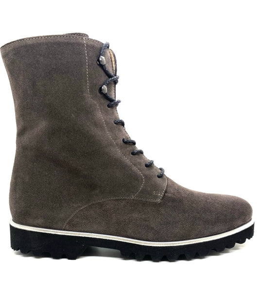 Holly-Vinci Lace Up Ankle Boot With Zip