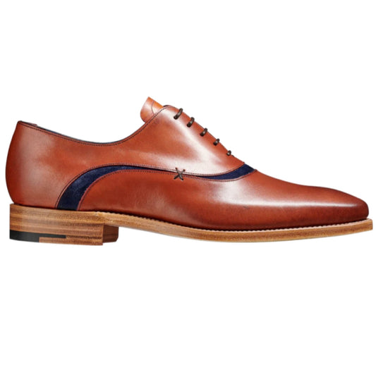 Barker Mens Emerson Rosewood Lace Up