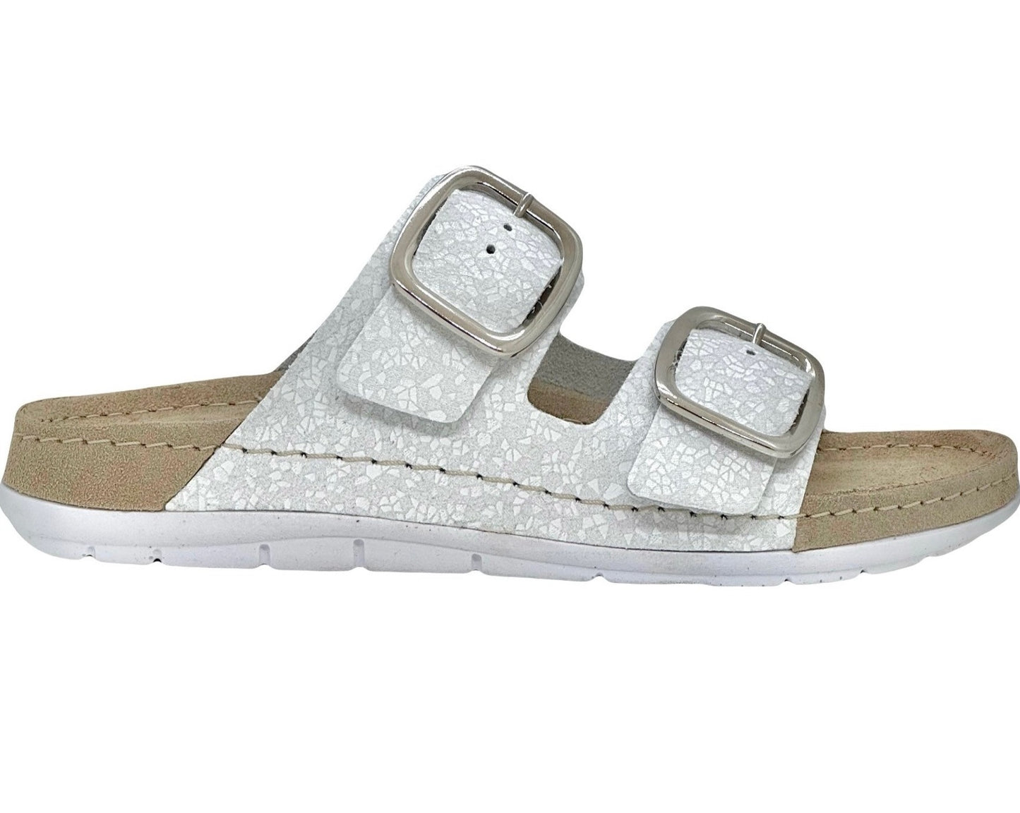 Rohde Rodigo Ladies Double Buckle Footbed Sandal