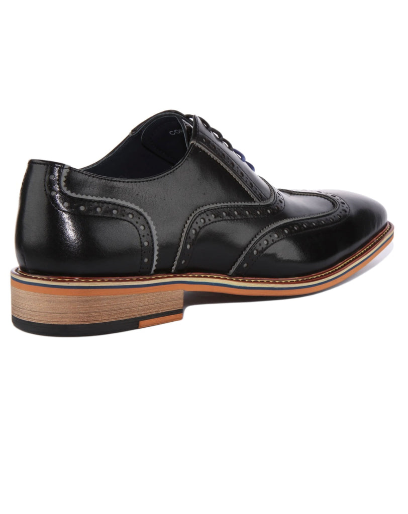 Justin Reece Men's Smart Lace Up Derby – Hobson Shoes