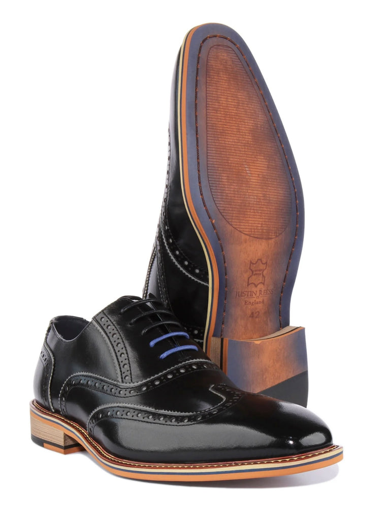 Justin Reece Men's Smart Lace Up Derby – Hobson Shoes