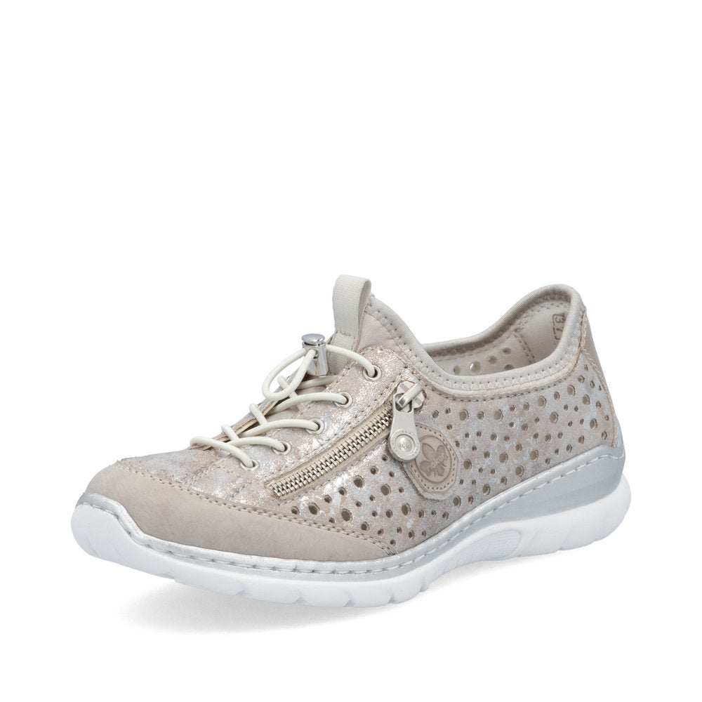 Rieker Ladies Bungee Lace Casual Shoe
