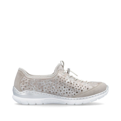 Rieker Ladies Bungee Lace Casual Shoe