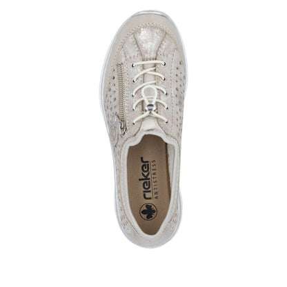 Rieker Ladies Bungee Lace Casual Shoe