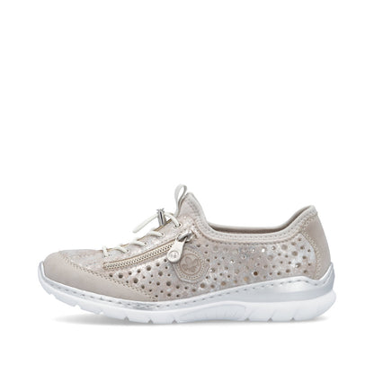 Rieker Ladies Bungee Lace Casual Shoe