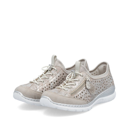 Rieker Ladies Bungee Lace Casual Shoe