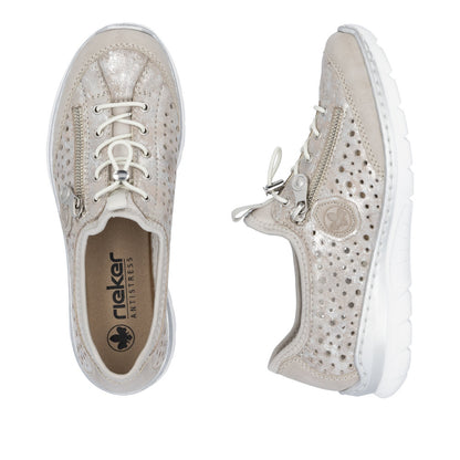 Rieker Ladies Bungee Lace Casual Shoe