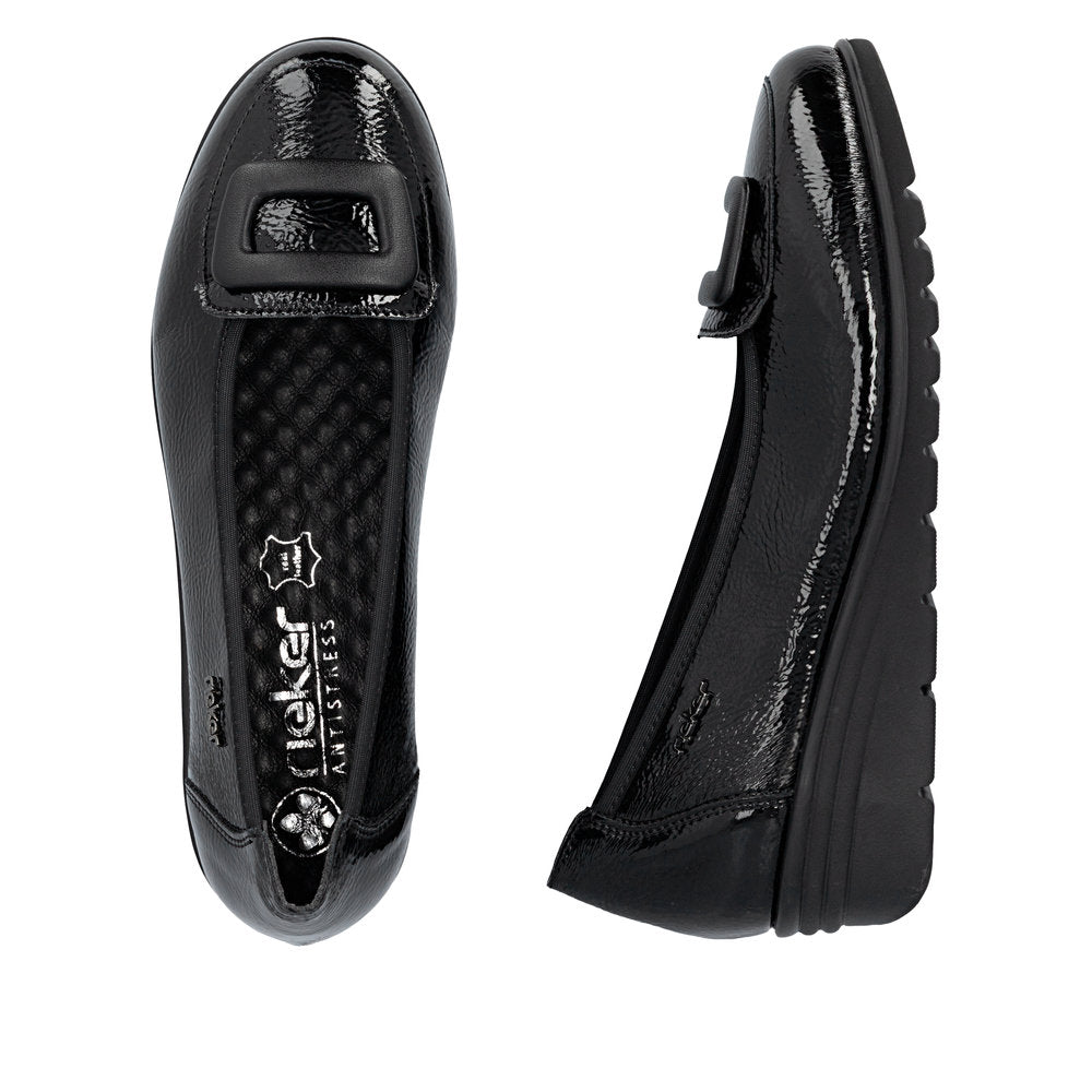 Rieker L5362-00 Black Shoe