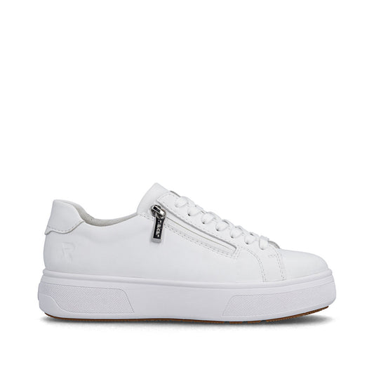 Rieker Ladies Zip Side Lace Up Sneaker