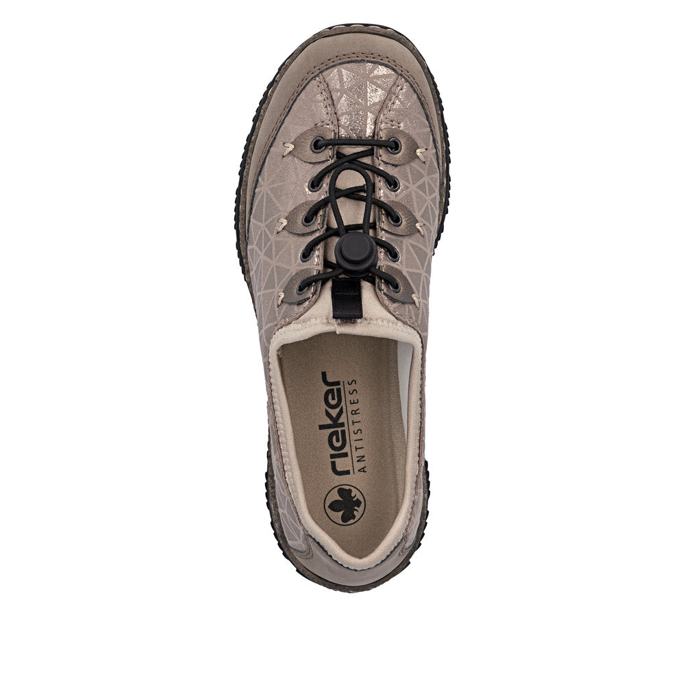Rieker N3271-90 Pewter Shoe