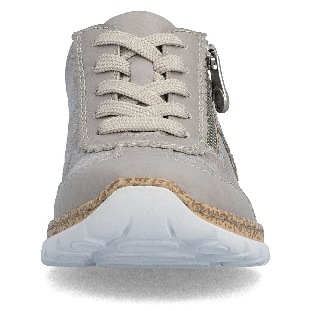 Rieker ladies Lightweight Zip Side Lace Casual Shoe